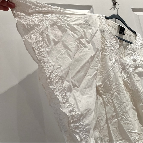 Butterfly sleeve cotton top boho flowy cottagecore - Picture 3 of 9